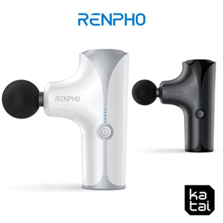 RENPHO 隨身迷你按摩槍 筋膜槍 舒緩痠痛 小巧便攜 五段調節 四款按摩頭 RP-GM173B RP-GM173W