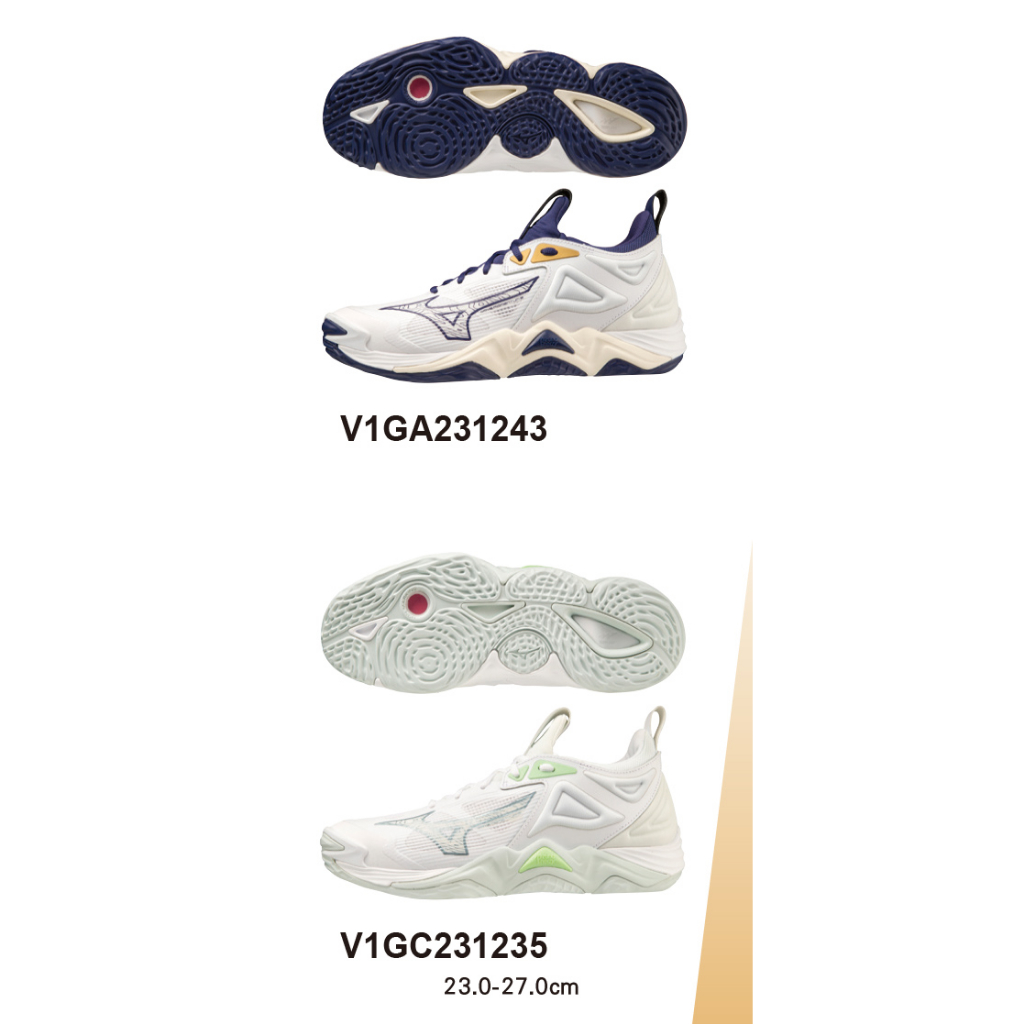 [爾東體育] MIZUNO 美津濃 V1GA231243 V1GC231235 排球鞋 羽球鞋 運動鞋 休閒鞋 慢跑鞋3