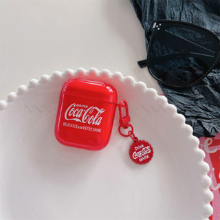 Coca-Cola 透紅可口可樂 AirPods 4代 透明保護殼 airpods3 pro 2保護套 耳機殼 耳機套
