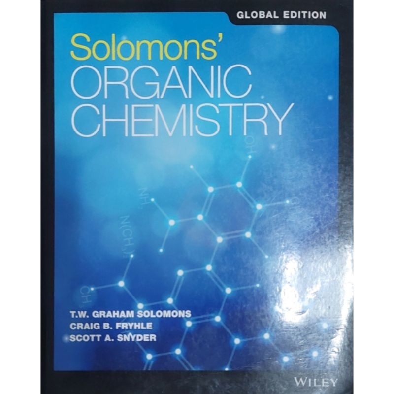 Solomons' Organic Chemistry (GE) 12/E 有機化學 原文書