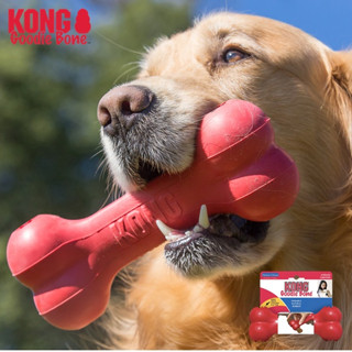 ❖三吉米熊❖【紅色狗骨頭藏食玩具 | 美國KONG】GOODIE BONE橡膠玩具 抗憂鬱 益智 啃咬 磨牙 狗狗玩具