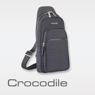 Crocodile 鱷魚皮件 單肩包 0104-07602(Marvel布配皮系列)