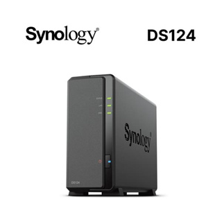 Synology 群暉 DiskStation DS124 1Bay NAS 網路儲存伺服器(Realtek/1GB)