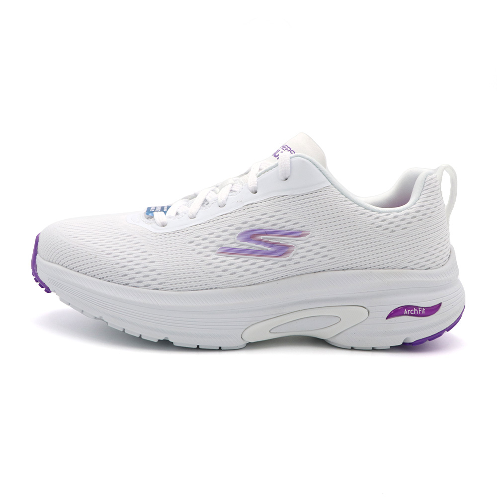 Skechers Go Run 白紫 緩衝 輕量 慢跑 運動鞋 女款 J2063【新竹皇家128953WPR】