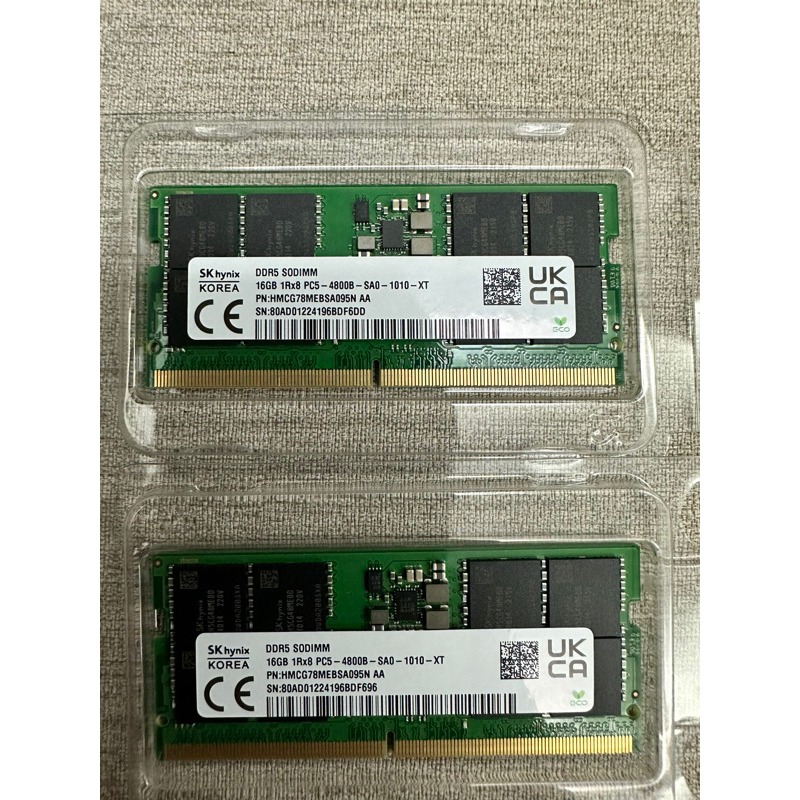 sk hynix ddr5 4800 16g 記憶體 筆電適用 海力士