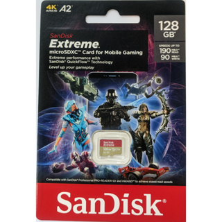 SWITCH推薦 SanDisk 128GB MicroSDXC A2/U3/V30 高速190MB 記憶卡(終身保固)