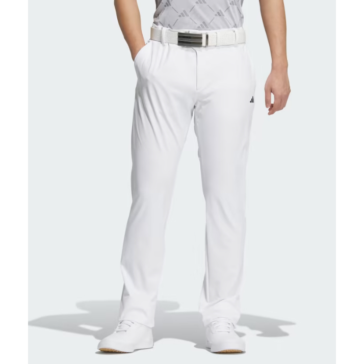 歐瑟-Adidas Golf STRETCH 男款修身彈性高爾夫長褲(白色)HZ6024