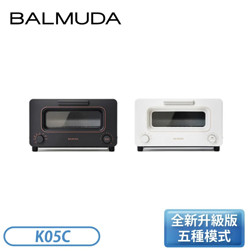 ［BALMUDA 百慕達］The Toaster 蒸氣烤麵包機-黑色/白色 K05C