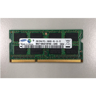 SAMSUNG DDR3 筆電記憶體 (2GB 2Rx8 PC3-10600S-9-10-F2)