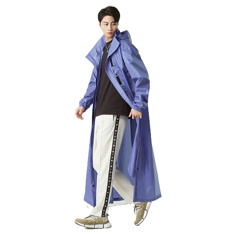 MORR SlashieLight 斜開輕裝版雨衣 長春花藍 輕量版 PU機能 雨衣 一件式 連身雨衣 透氣 防水