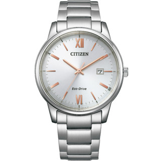 ∣聊聊可議∣CITIZEN 星辰 光動能簡約手錶-銀/40mm BM6978-77A