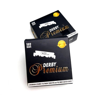 𝐓𝐞𝐛𝐛𝐲𝐬＆𝐂𝐨. Derby Premium 不鏽鋼單刃剃刀刀片 1盒共100片 單刃刀片