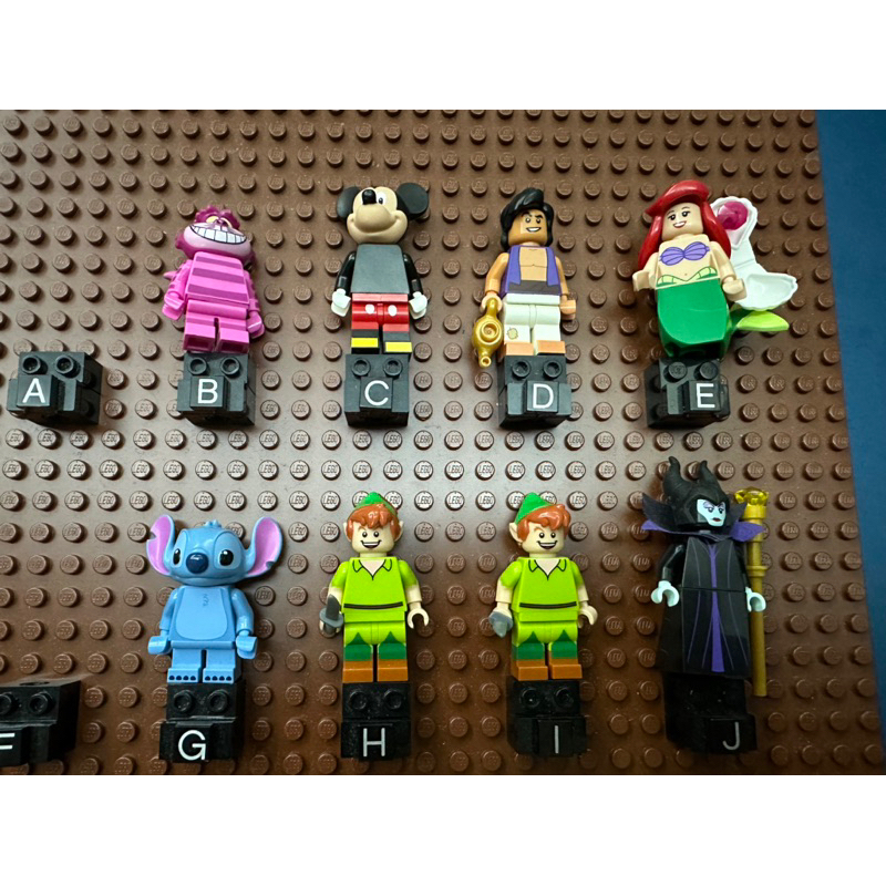 ®️樂高 LEGO®︎ 71012  ⚠️二手 minifigures 迪士尼 虎克船長 彼得潘 阿拉丁 小美人魚