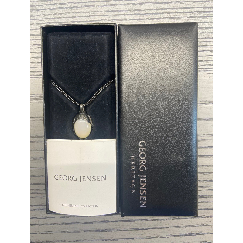 GEORG JENSEN 喬治傑生 2010 年度 白瑪瑙 項鍊