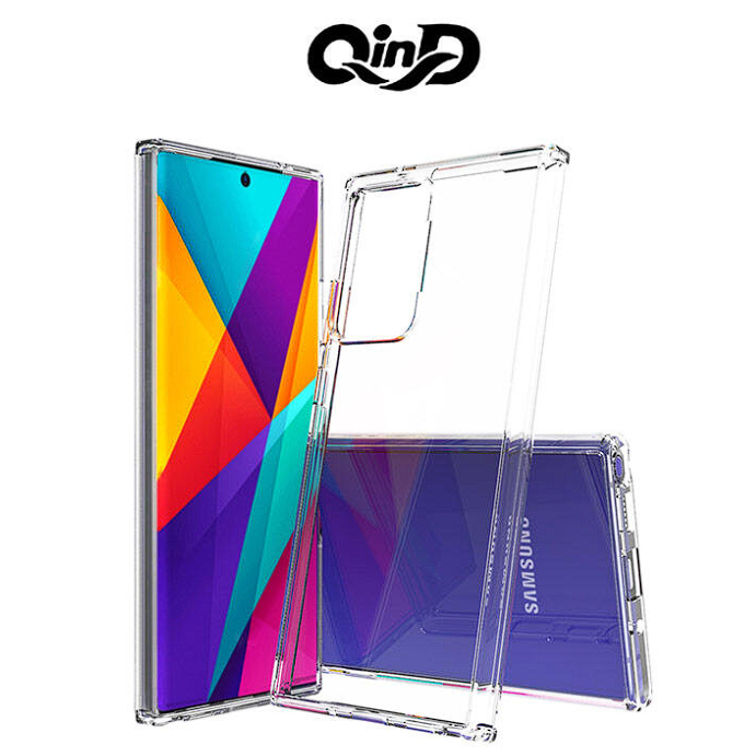 [DZ] QinD SAMSUNG Galaxy Note 20、Note 20 Ultra 雙料保護套 透明殼