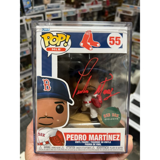 Funko MLB Pedro Martinez波士頓紅襪球場限定SGA親筆簽名公仔/神之右手