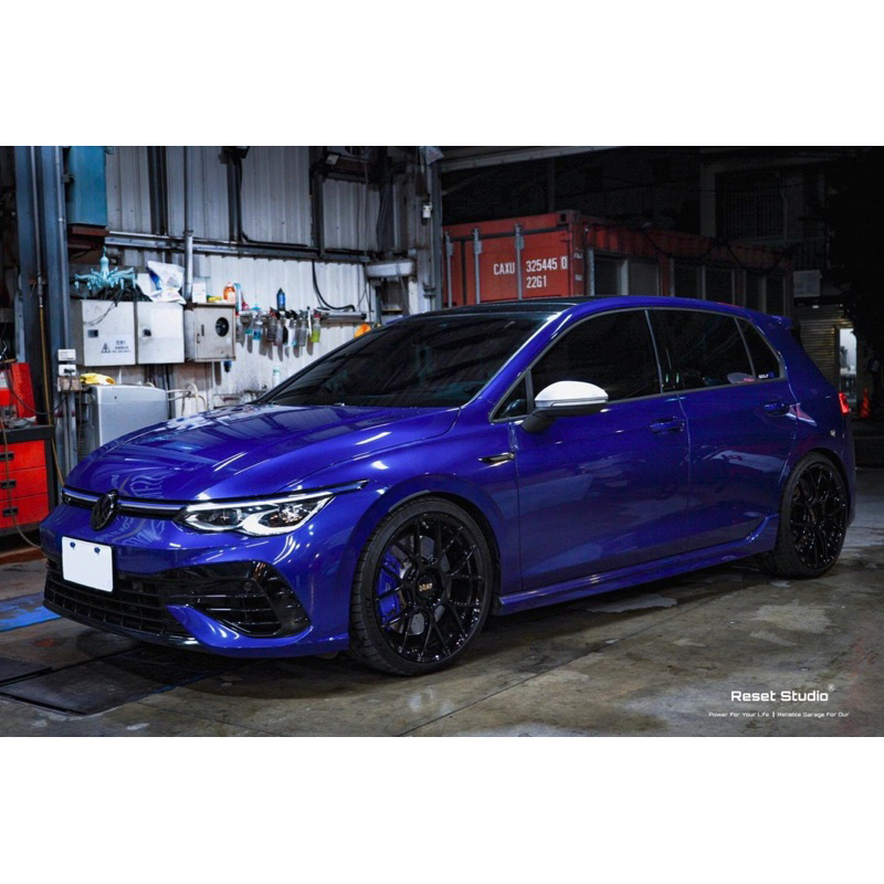 VOLKSWAGEN GOLF 8R BBS REV7 BK 19吋鍛造鋁圈