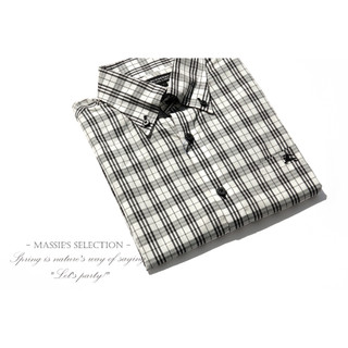 BURBERRY 黑灰短袖襯衫 三陽商會 絕版日版BURBERRY BLACK LABEL 格紋襯衫 襯衫 格紋 LX
