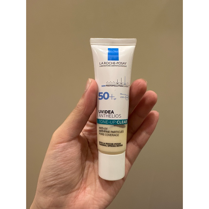 理膚寶水透明防曬隔離霜spf50+ pa++++ 9.9成新