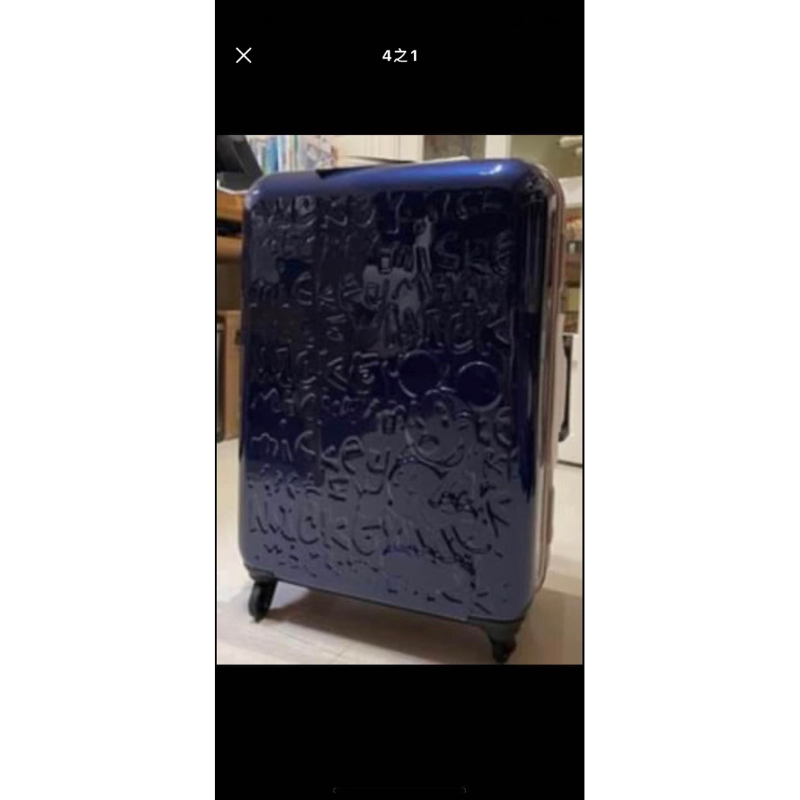 售米老鼠行李箱 全新  ◆顏色：新暗藍 ◆