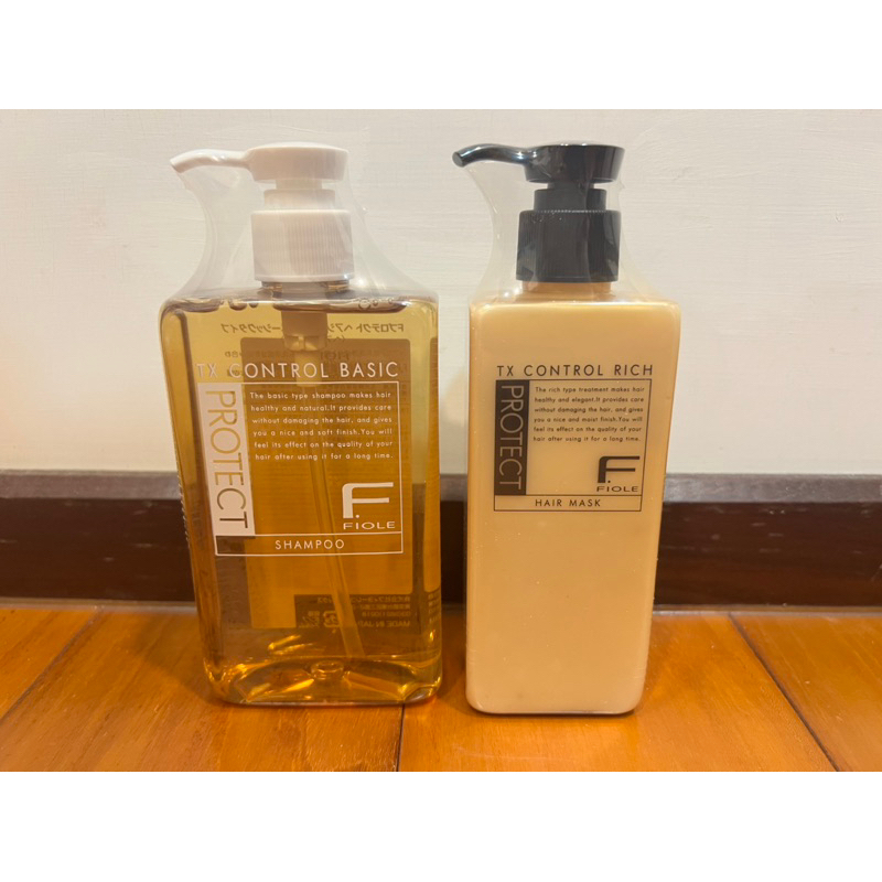 FIOLE F.PROTECT 隨心所欲燙染專用洗髮精(豐盈)720ml+燙染專用護髮乳(滋潤)200g