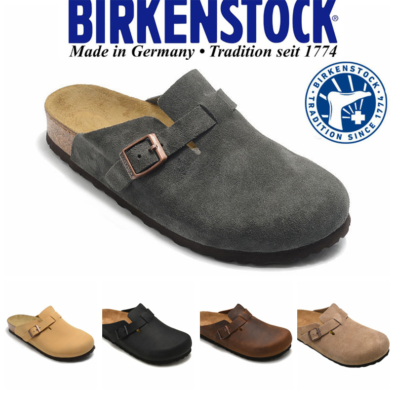 ⭐免運⭐德國birkenstock勃肯鞋拖鞋boston包頭鞋男女鞋博肯真皮軟木包頭拖鞋