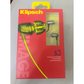 古力奇 Klipsch S3 耳道式耳機 鐵灰色全新