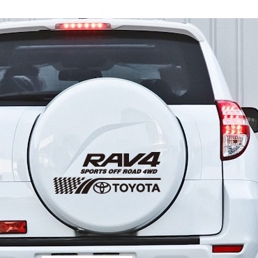 rav4 3代 備胎車貼紙 車身貼紙