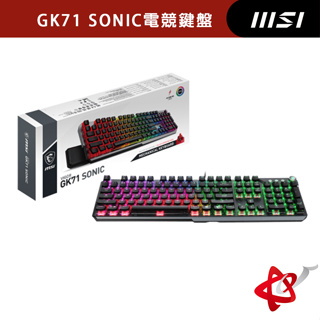 MSI 微星 VIGOR GK71 SONIC TC 電競鍵盤/BLUE