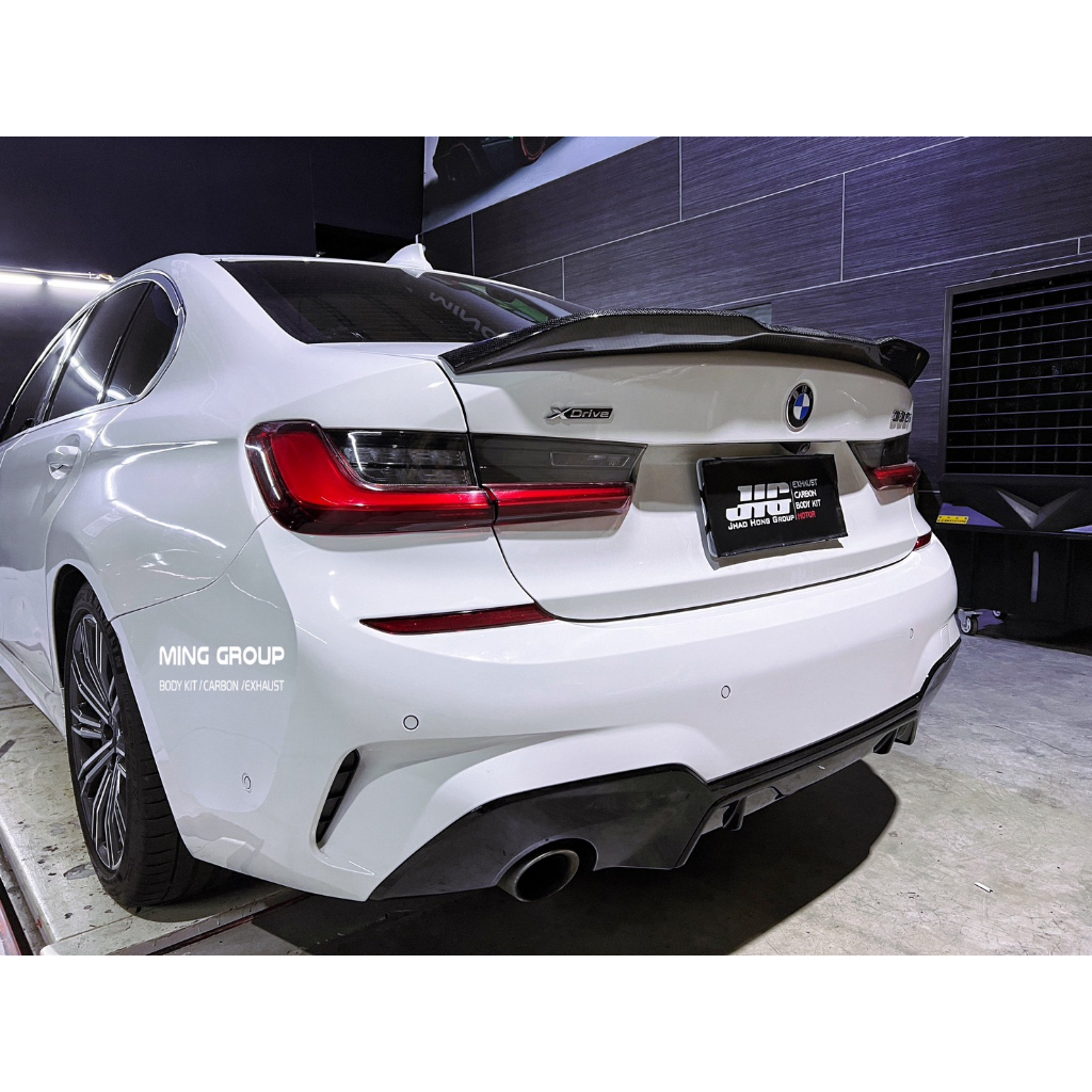 【MING GROUP國際】BMW G20 V款 碳纖維尾翼