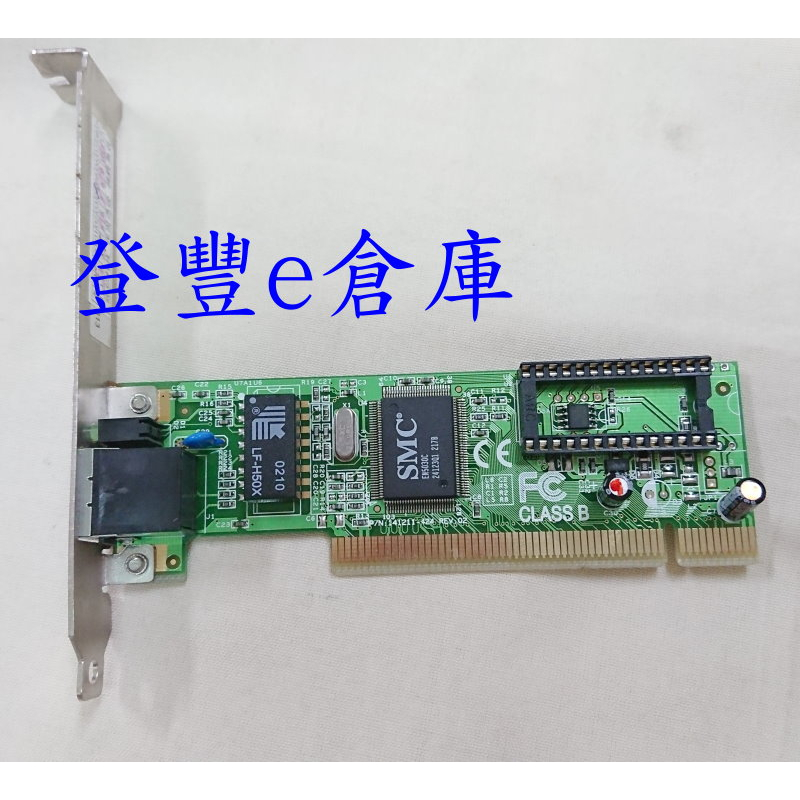 【登豐e倉庫】 SMC SMC1244TX win7 win2000 XP 測ok PCI 網路卡 10/100mbps