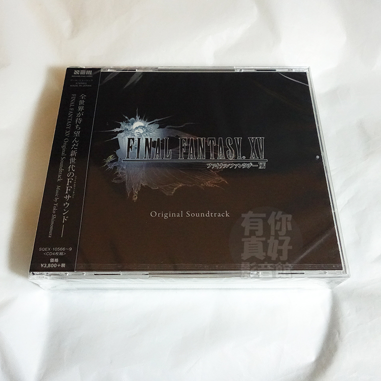 (代購) 全新日本進口《FINAL FANTASY XV 太空戰士 原聲帶》4CD 日版 FF15 OST 專輯