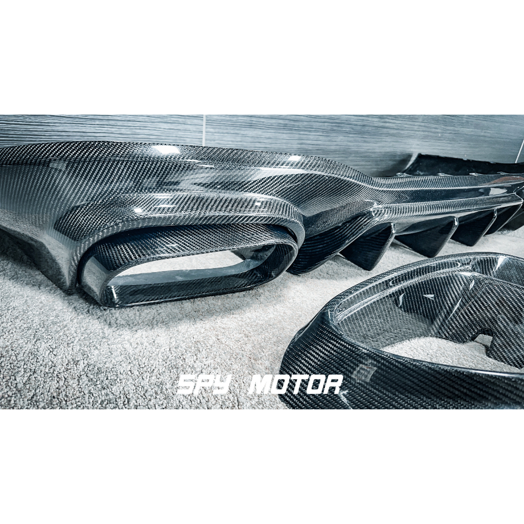 【SPY MOTOR】Benz X290 AMG GT43 GT53 碳纖維前下巴 側裙 前保氣壩 後下巴 後風刀