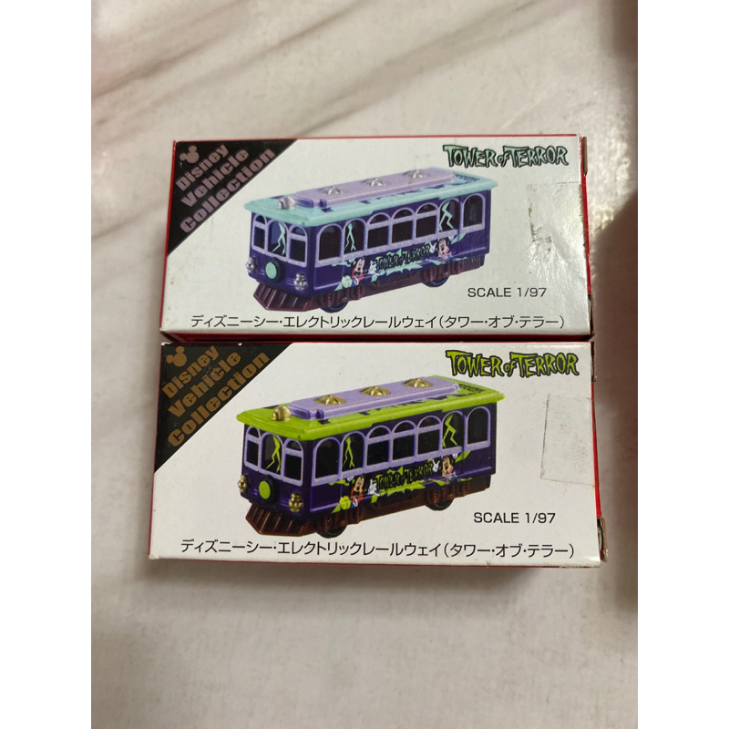 tomica Disney 東京 迪士尼海洋 園區 限定 巴士 電車 單軌列車（日版、絕版）盒舊