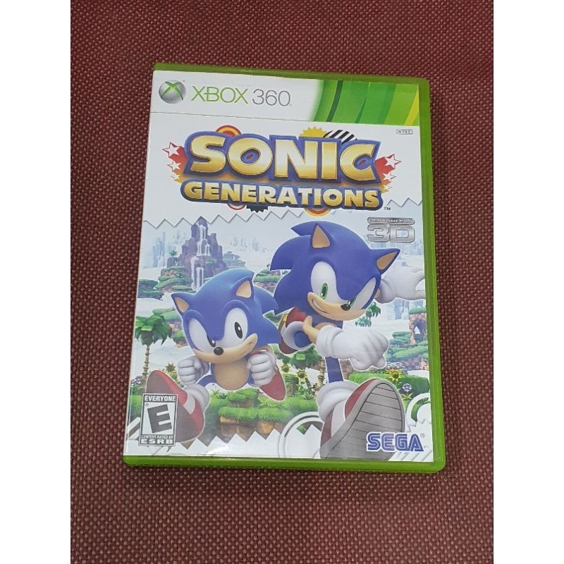 XBOX 360 Sonic Generations 音速小子 新世代 純白時空 美版