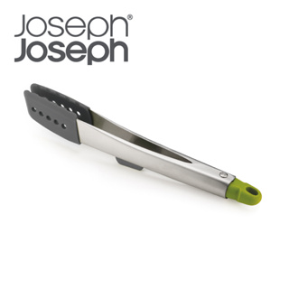 英國Joseph Joseph 不沾桌不鏽鋼餐夾(灰綠)
