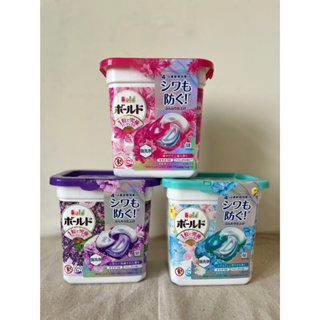 日本Ariel P&G 4D 碳酸洗衣球 Bold 洗衣膠球 抗菌除臭洗淨 11顆入 盒裝