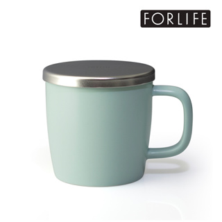 【FORLIFE總代理】美國品牌茶具 -露水/ 濾網泡茶杯組 (小)325ml-薄荷水