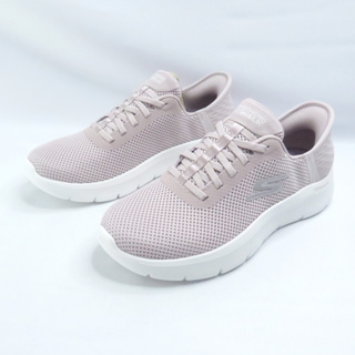 skechers go walk flex 女健走鞋 瞬穿 套入式 124975mve 粉紫x白【isport愛運動】