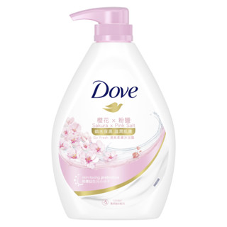 Dove多芬清爽柔膚沐浴露櫻花香氛900g克 x 1PC瓶【家樂福】