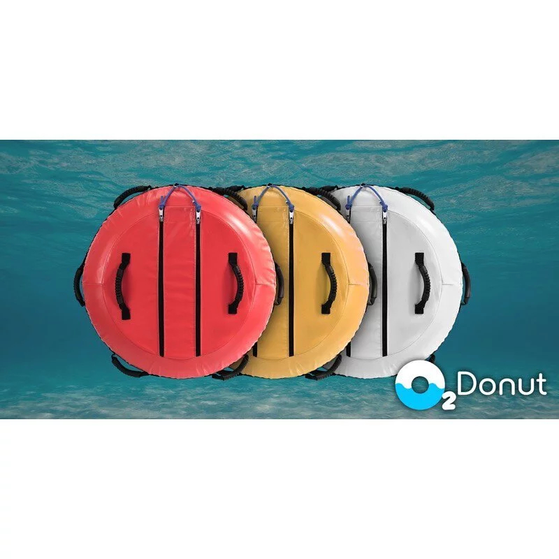 【曼呆潛水】O2 Donut 二代全網 快速排水 8手把 自由潛水 浮球 附贈洩氣嘴工具、備用氣嘴芯