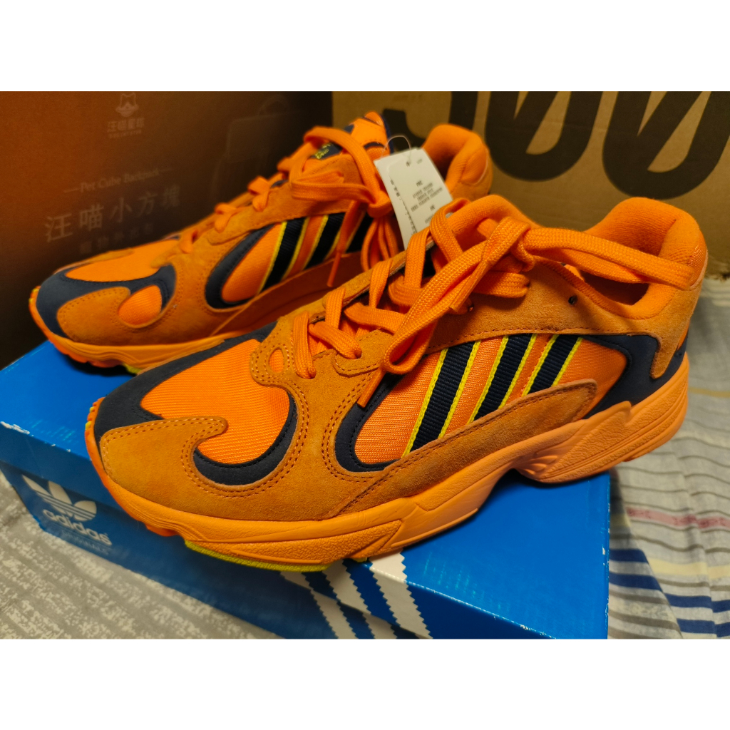 adidas Yung-1 Hi-Res Orange Goku 亮橘 悟空 B37613  US9.5號