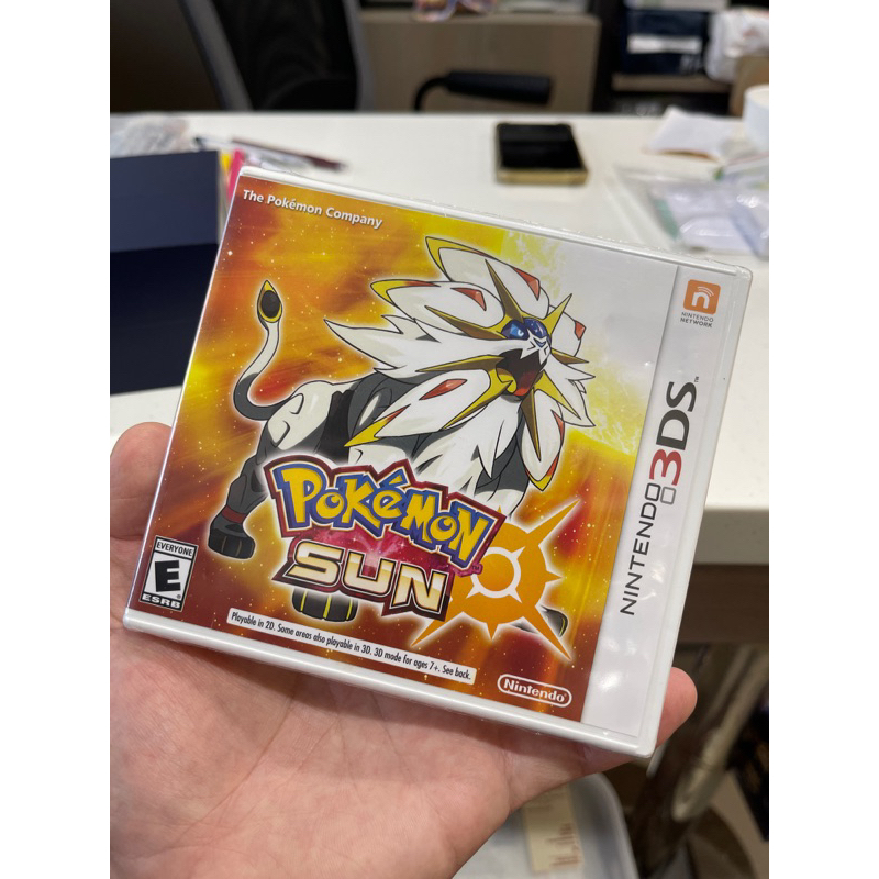 3DS Pokemon Sun 寶可夢 太陽版 神奇寶貝 口袋怪獸 全新正版遊戲片 原版卡帶 國際英文版 美規適用