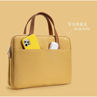 【24小時出貨】【Tomtoc】時尚日記筆電包 Macbook Pro 14吋 2021-芥黃色(H21-C01Y01)