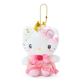 花見雜貨~日本進口 全新正版 kitty 凱蒂貓 絨毛 娃娃 玩偶 吊飾 皇冠系列