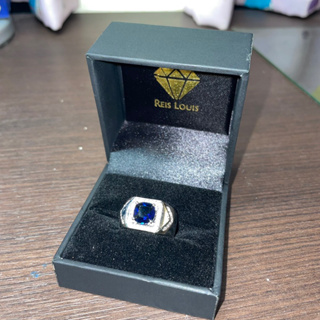 REIS LOUIS 斯里蘭卡/天然藍寶石戒指/查理七世/2克拉
