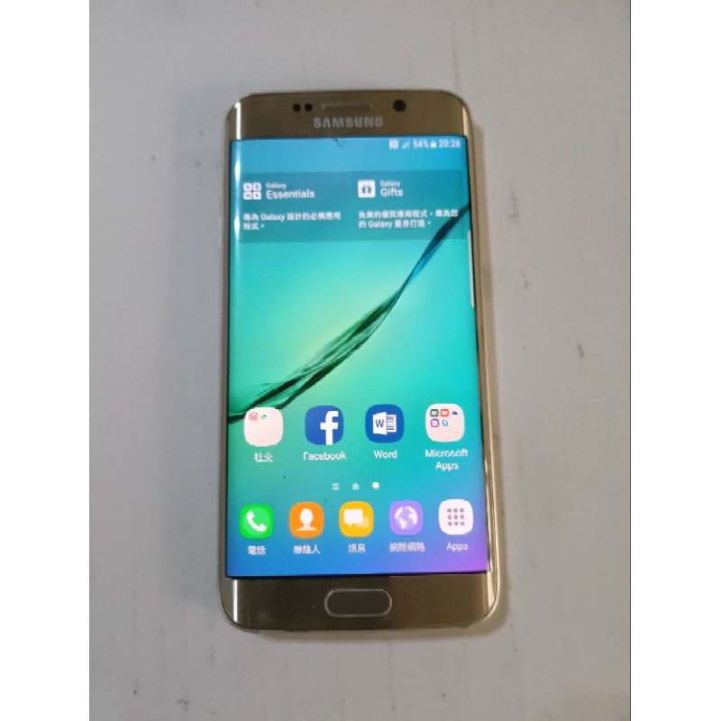 零件機Samsung Galaxy s6 edge 32g 輕微烙印，電池續航力較差