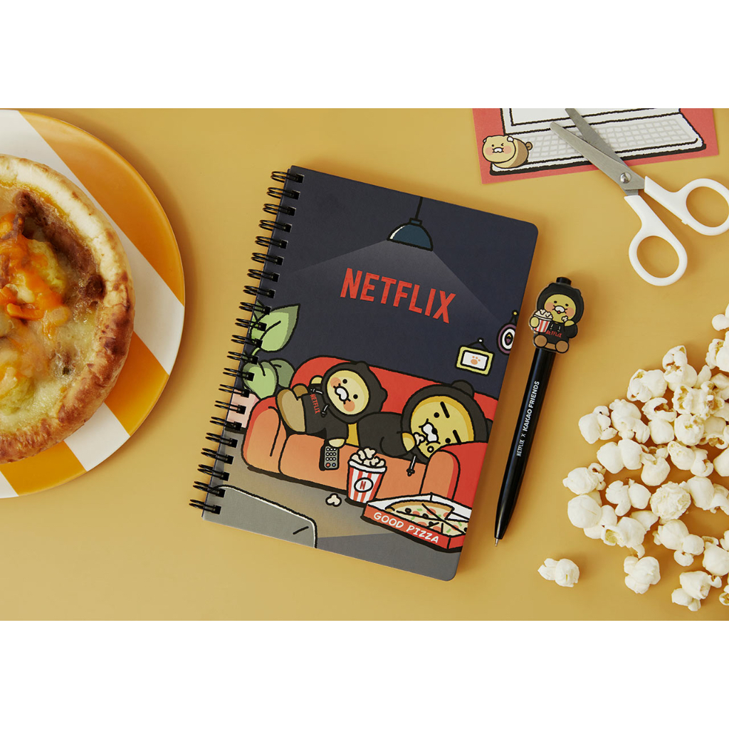 Netflix x KAKAO FRIENDS 萊恩Ryan和春植Choonsik聯名筆記本