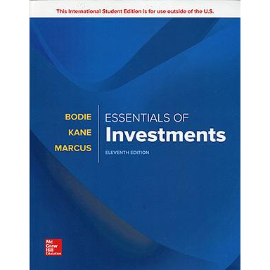 Essentials of Investments投資學原文11版9781260288391