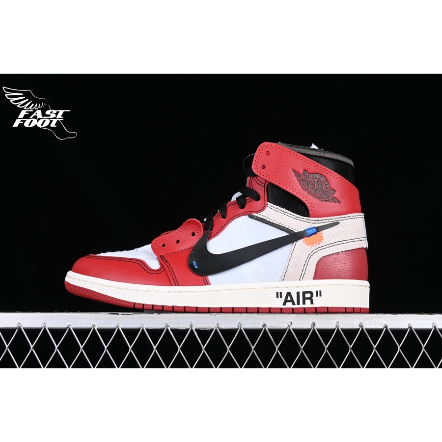 快腳🔎 訂金 Off White x Air Jordan1 芝加哥配色 紅白 破壞 縫補 AA3834-101